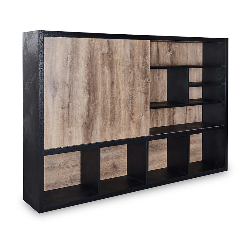 DAXTON Display Unit 2.4M - Warm Oak & Black