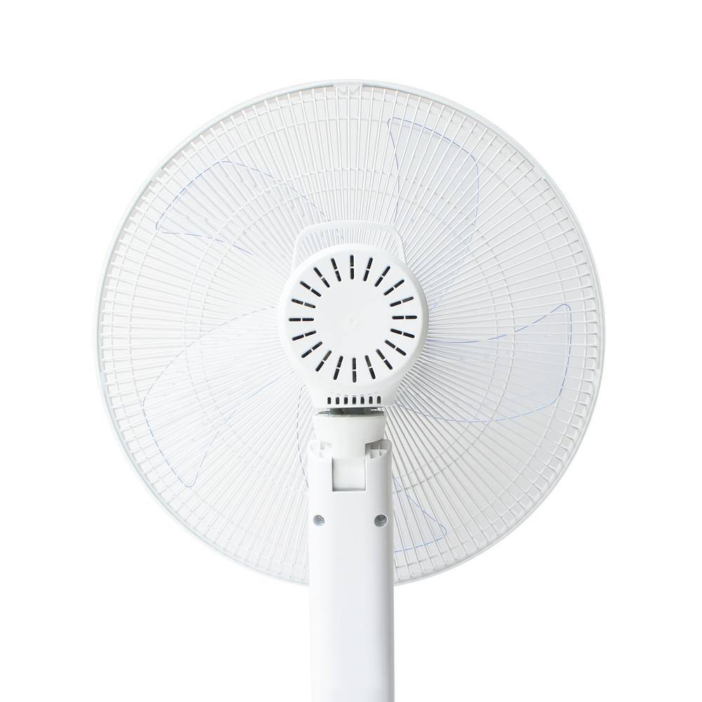 SPT 51 in. Oscillating Pedestal Fan with Remote and Timer in White SF-16D48WB