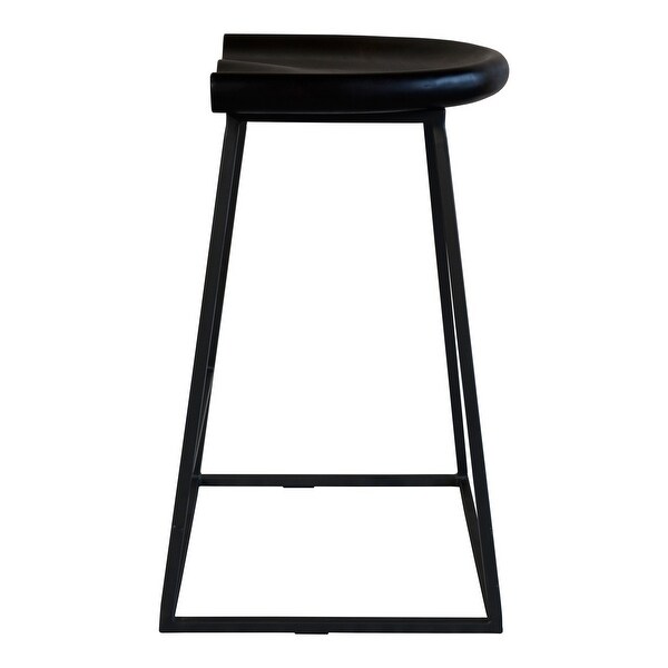 Aurelle Home Solid Industrial Stools (Set of 2)