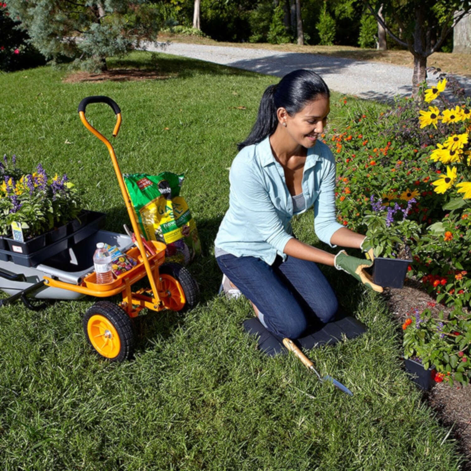 Worx 300 lb Wheelbarrow Wagon Kit Steel 1 pk