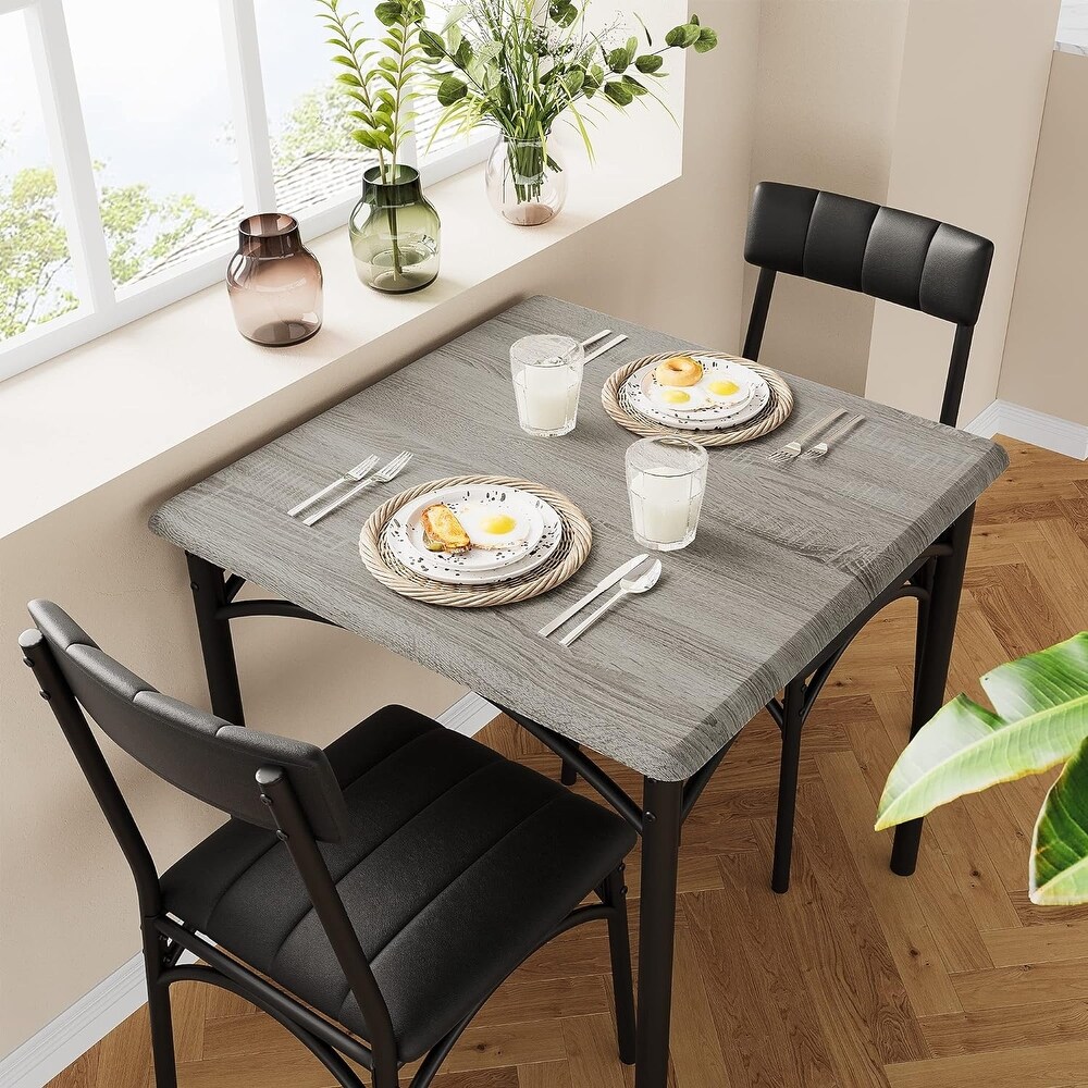 3 Piece Dining Table Set for 2