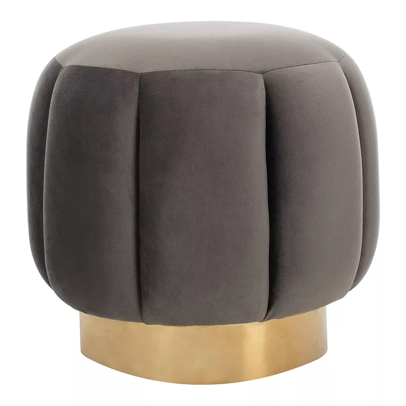 Safavieh Maxine Channel Tufted Ottoman