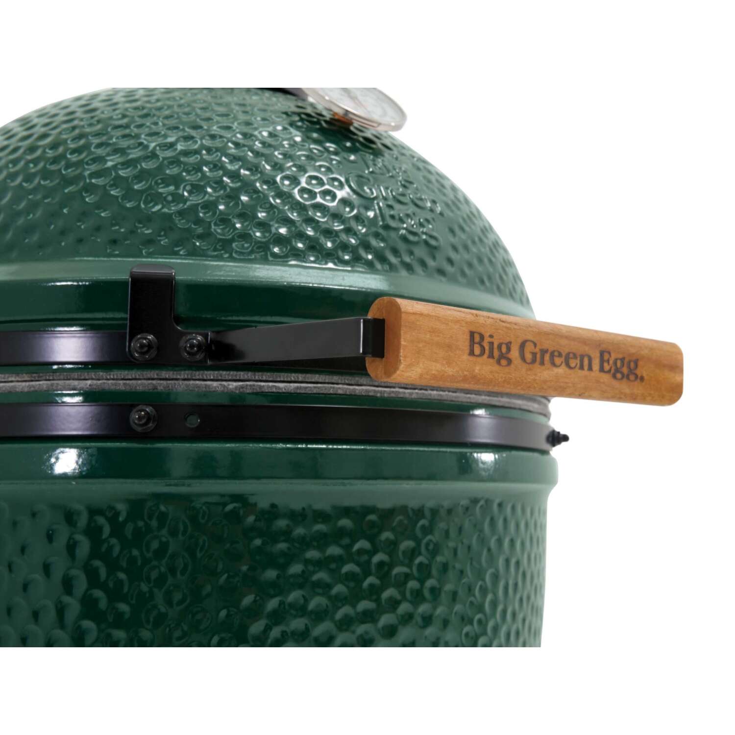 Big Green Egg 24 in. XLarge EGG Package with Modular Nest and Side Table with Acacia Inserts Charcoa