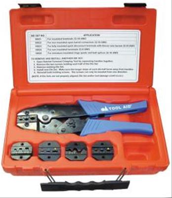 SandG Tool 18920 SandG Tool Aid 5-Die Quick-Change Ratcheting Crimping Kits