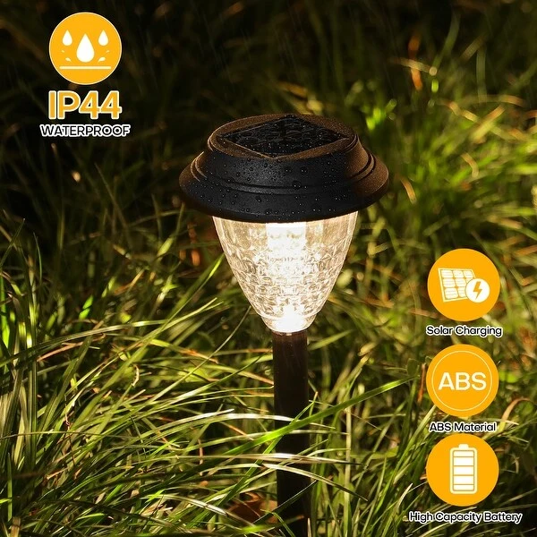 Solar Powered Waterproof LED Pathway Garden Light Pack(8 Pack) - 8 Pack