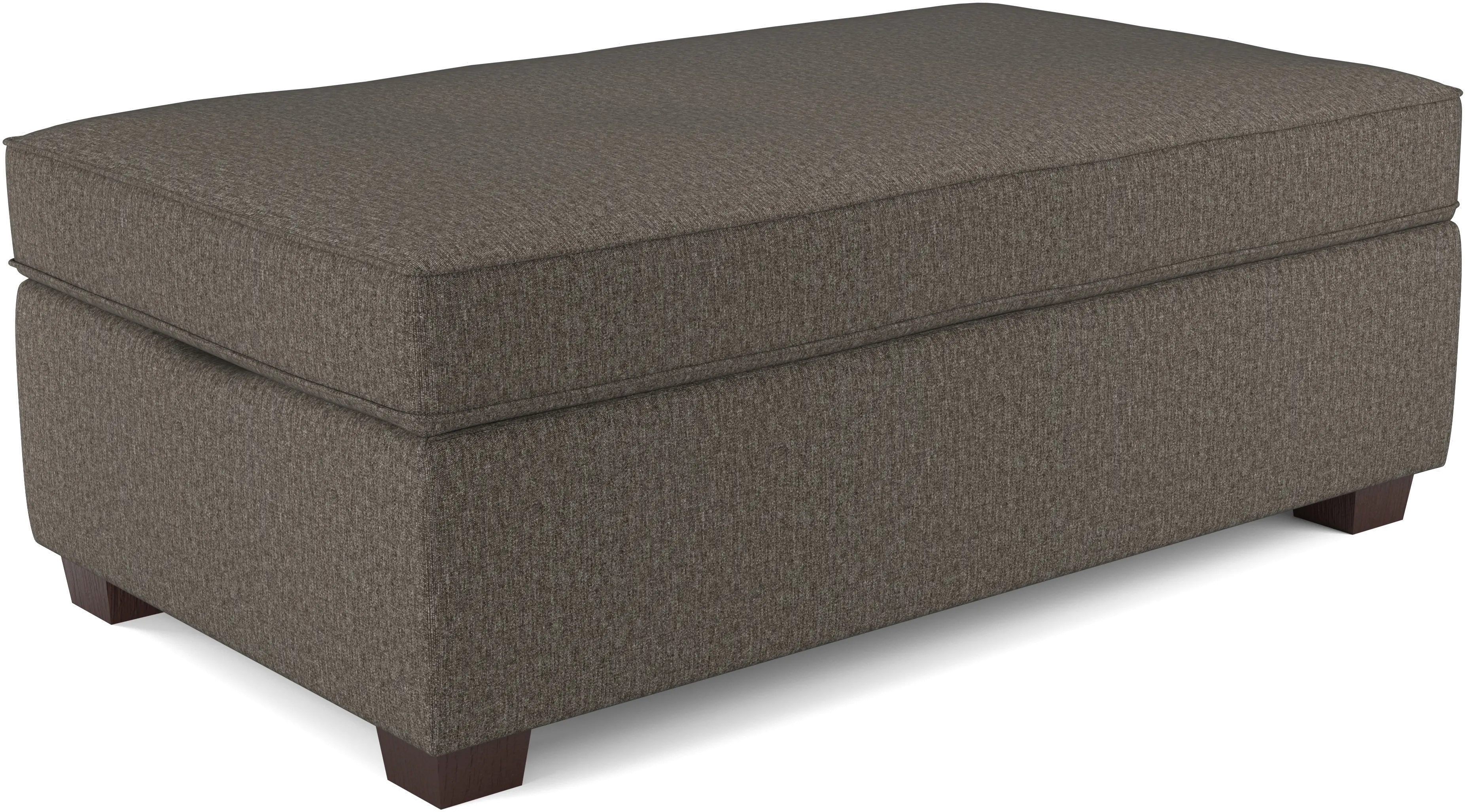 Marinette Dark Brown Storage Ottoman