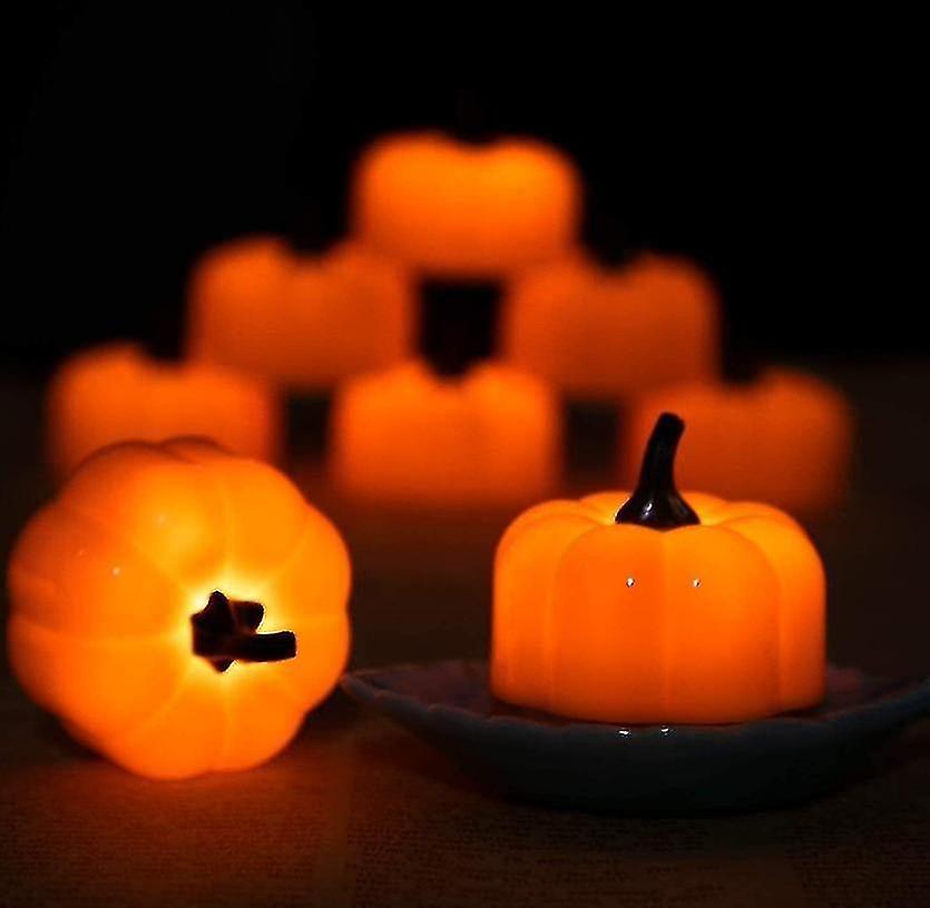 Halloween 12 Pack Led Pumpkin Lights