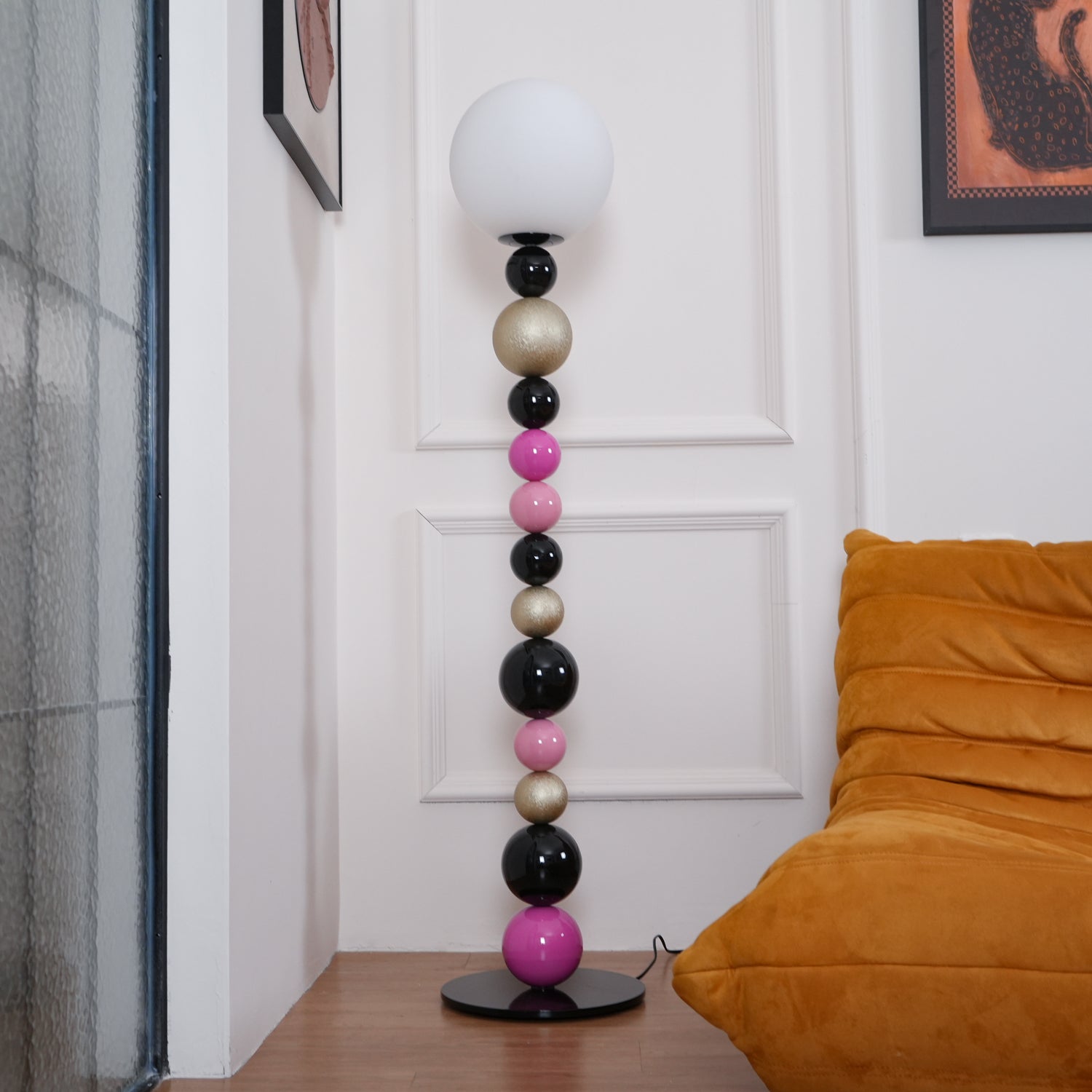 Round Balls Stacking Floor Lamp