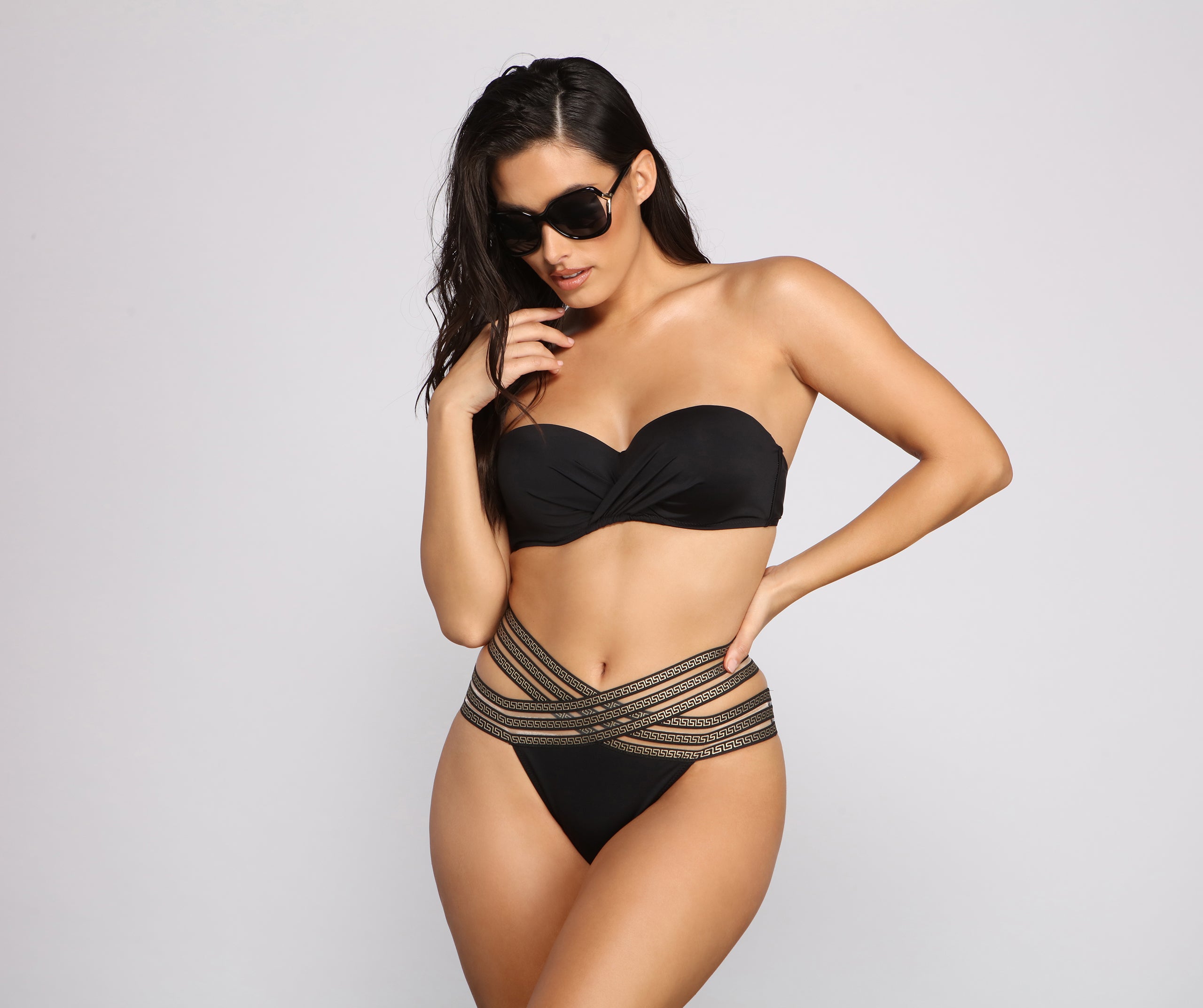 Classic Glamour Bandeau Bikini Top