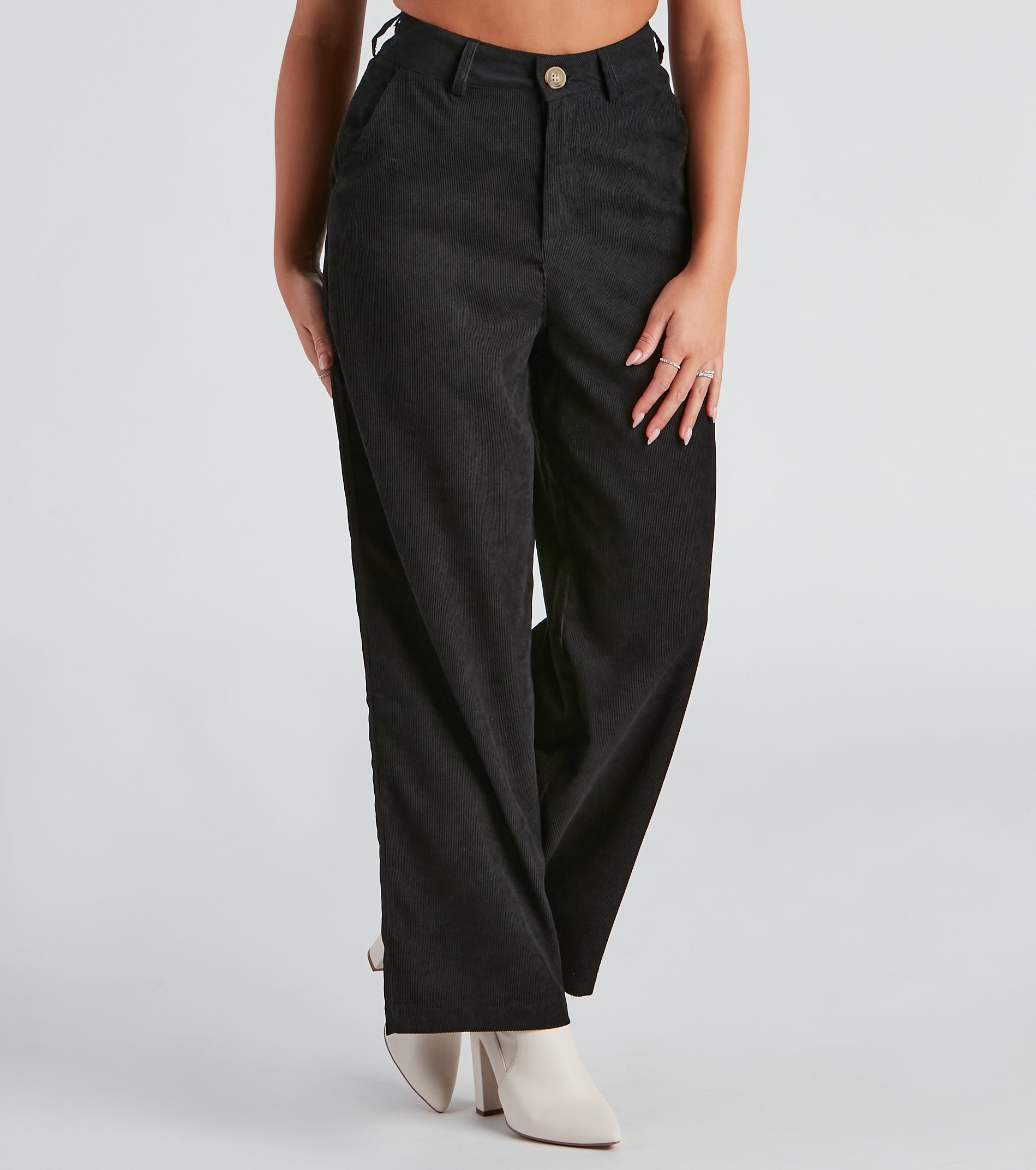 Gone Rogue Wide Leg Corduroy Pants