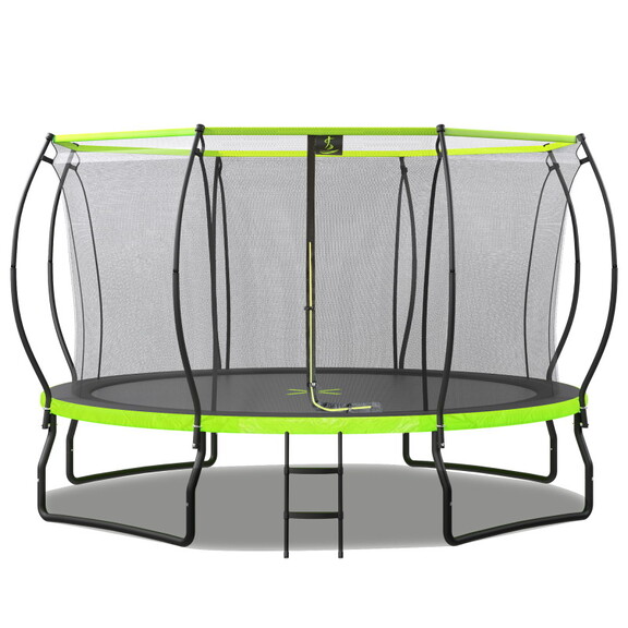 14FT Trampoline for Kids with Upgraded Arc Composi...