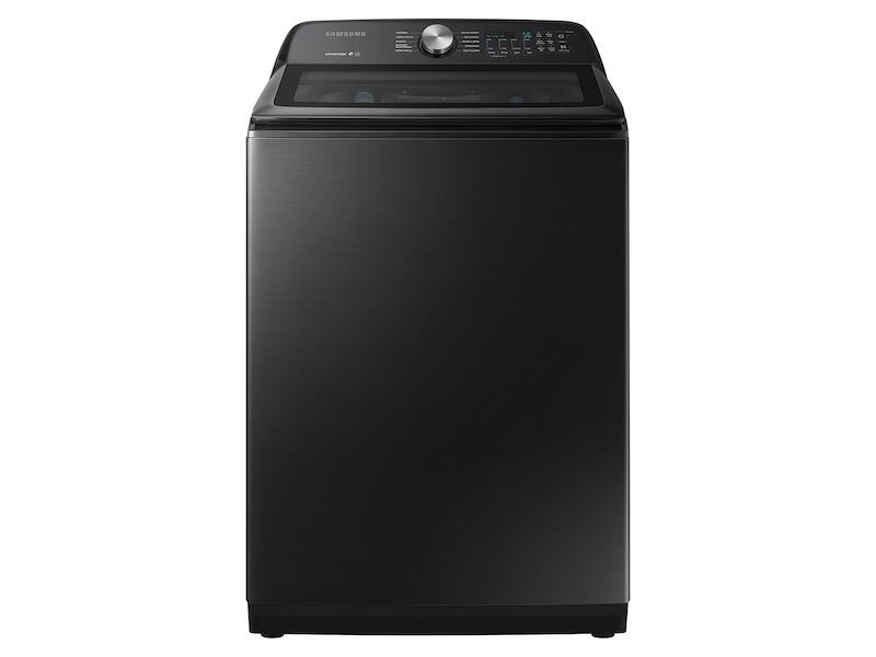 Samsung WA50R5200AV 5.0 Cu. Ft. Capacity Top Load Washer With Active Waterjet In Brushed Black