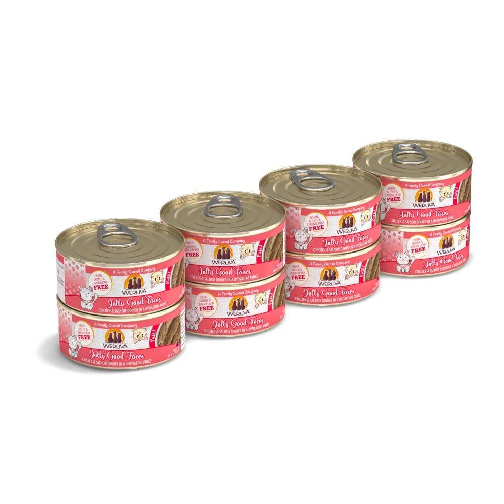 Weruva Classic Cat Pate Jolly Good Fares with Chicken and Salmon Canned