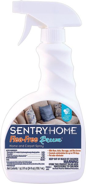 Sentry Indoor Flea and Tick Spray for Dogs and Cats