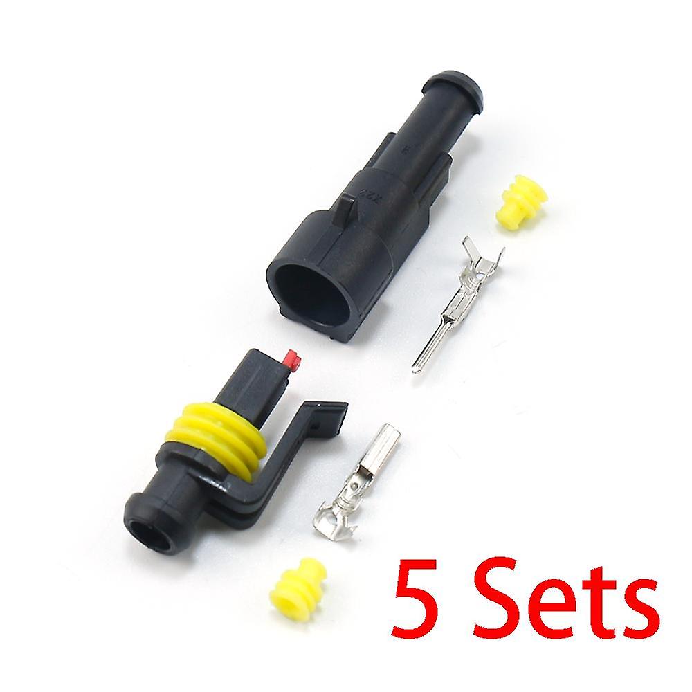 Born Pretty Super Seal Waterproof Car Auto Electrical Wire Connector Plug 1 Pin Way Plug Terminals For Motocycle Truck Boat Car Accessories