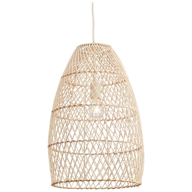 Calett Rattan Pendant Beige Signature Design By Ashley