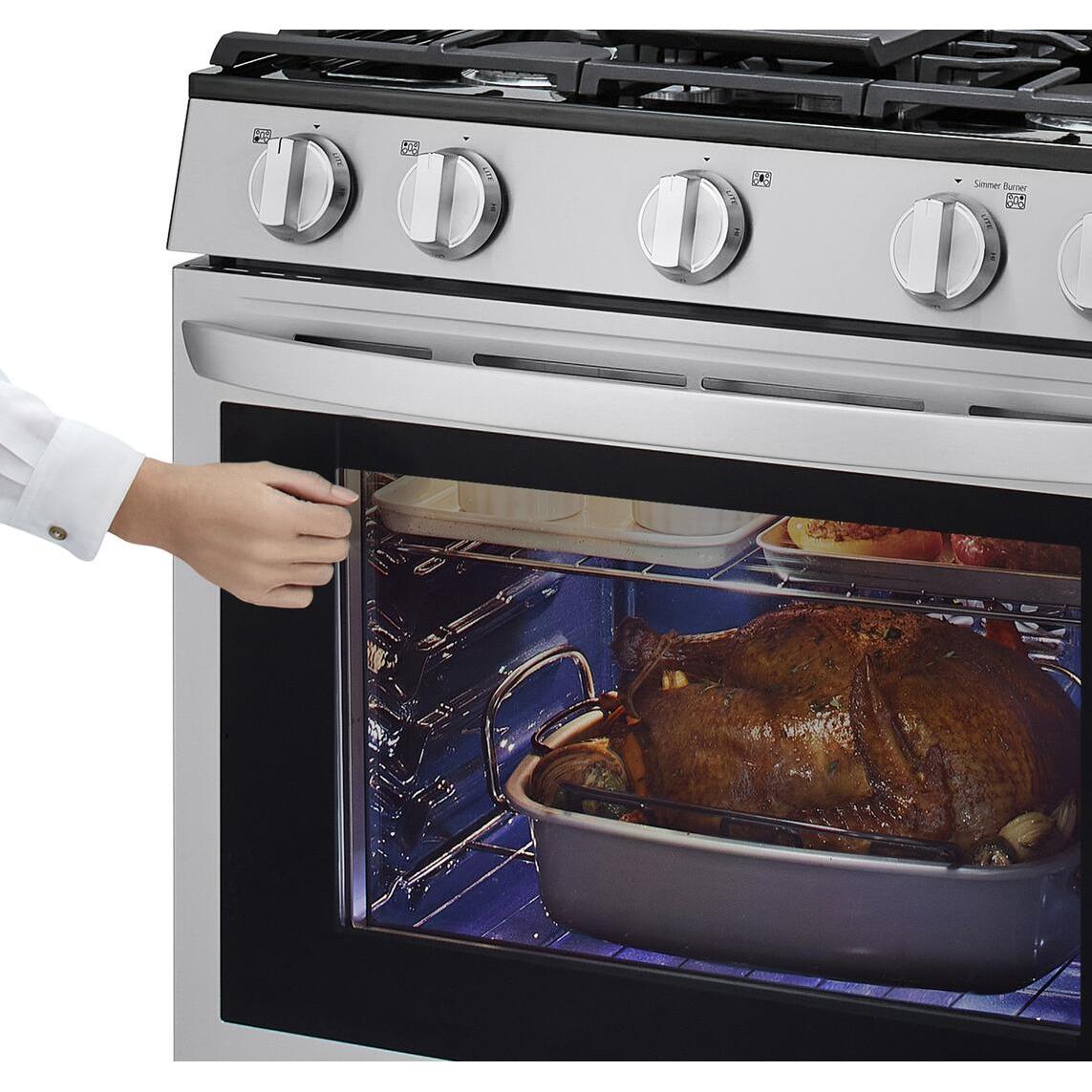 LG 30-inch Freestanding Gas Range with True Convection Technology LRGL5825F