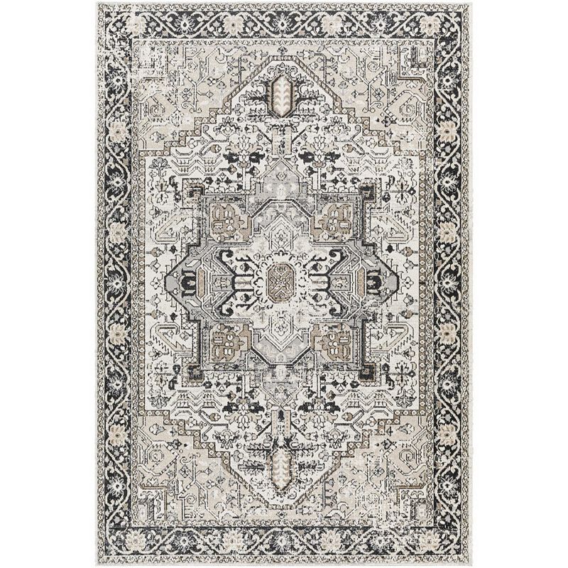 West Baden Traditional Washable Area Rug