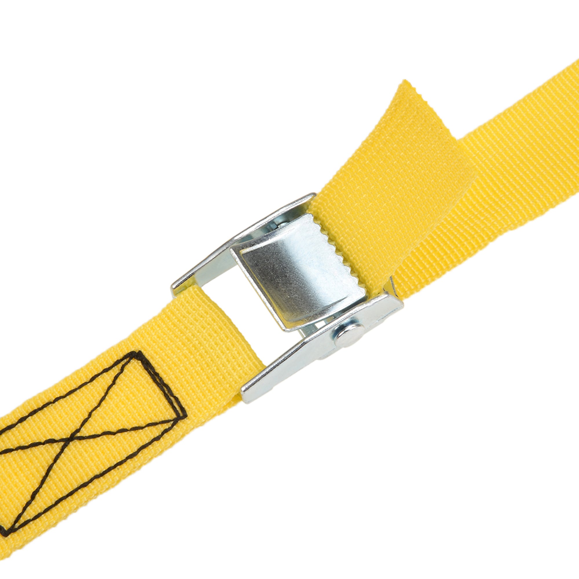 Uxcell 3.5M x 25mm Lashing Strap with Cam Buckle 250Kg Work Load, Yellow