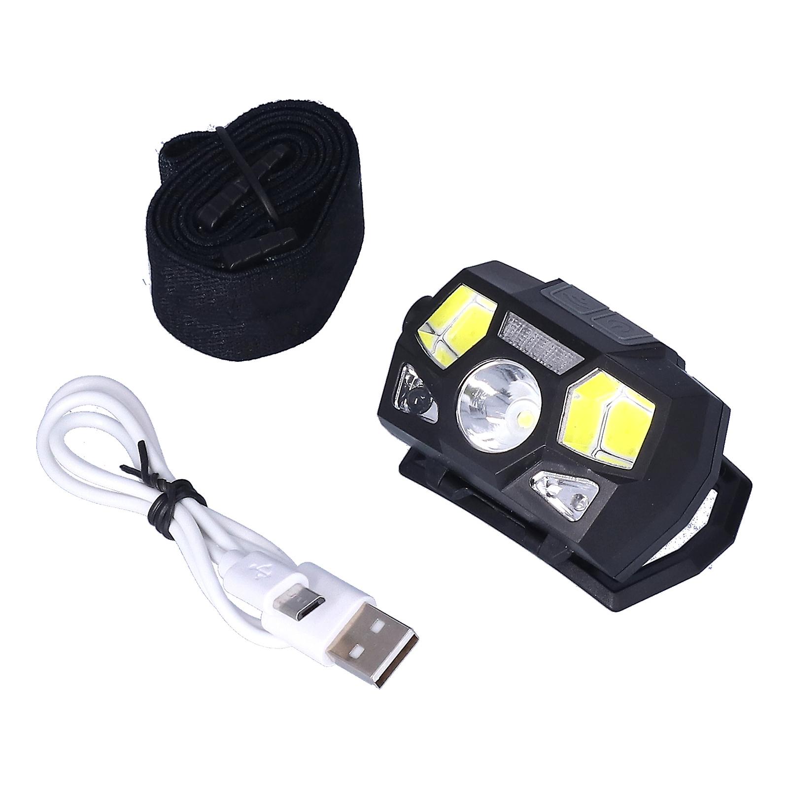 Head Lamp High Brightness Long Battery Life Sensor Switches 60 Degrees Freely Adjustable Induction Headlamp For Sports