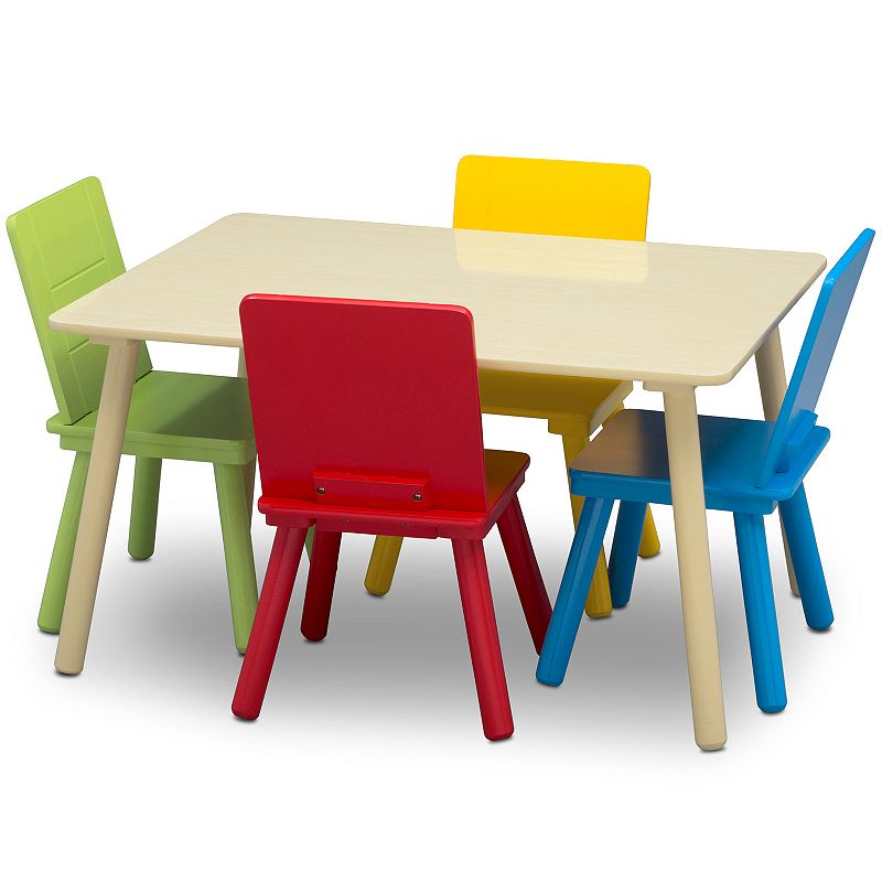 Delta Children Kids Colorful Table and Chair Set