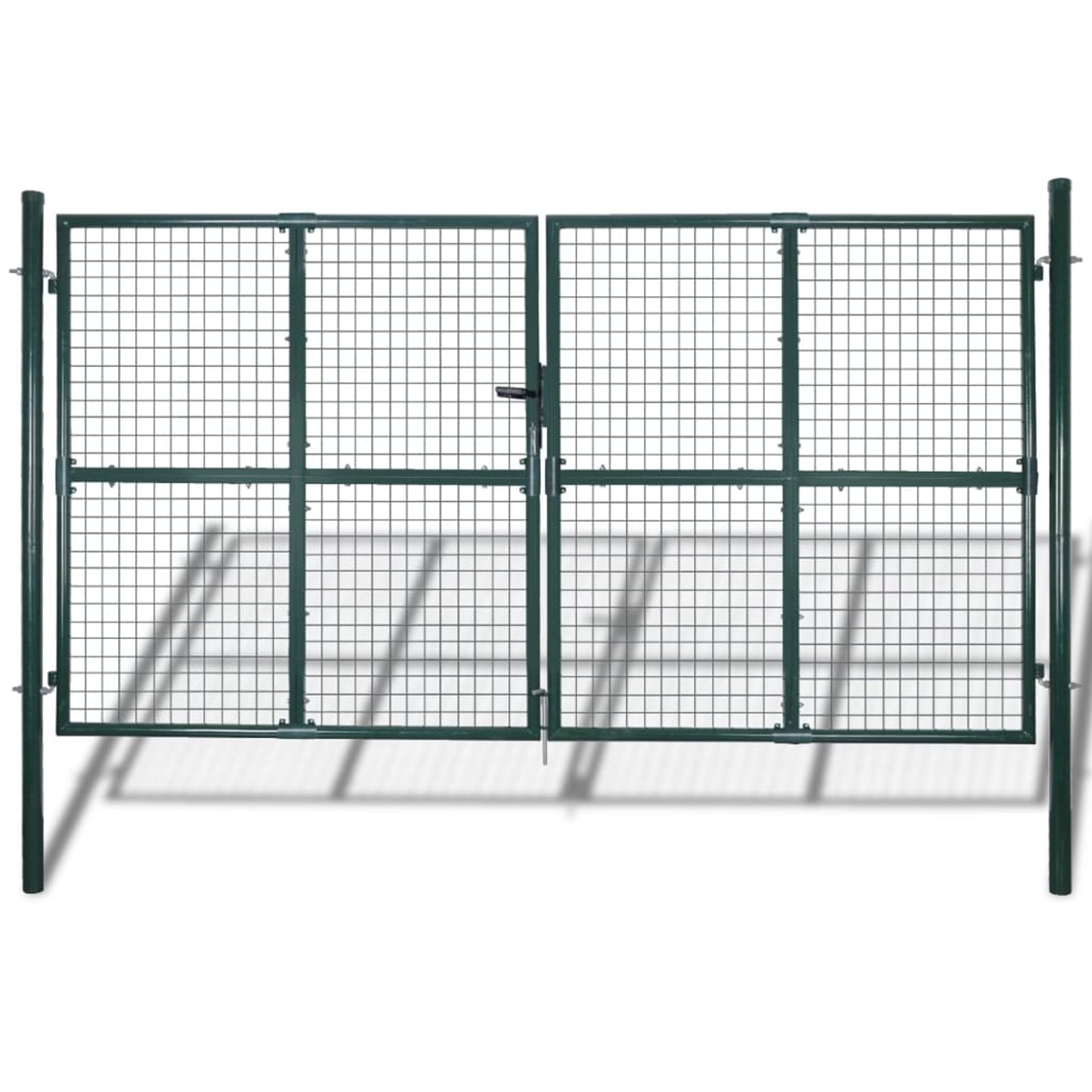 Chain Link Fence with Posts Spike Galvanised Steel 4.1ftx49.2ft