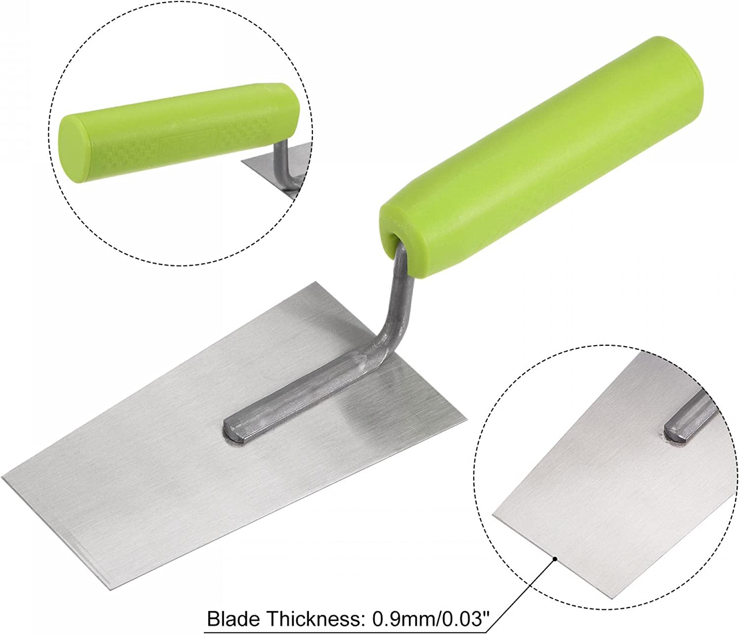 Egebert 2pcs Flat Masonry Hand Trowel 5.1