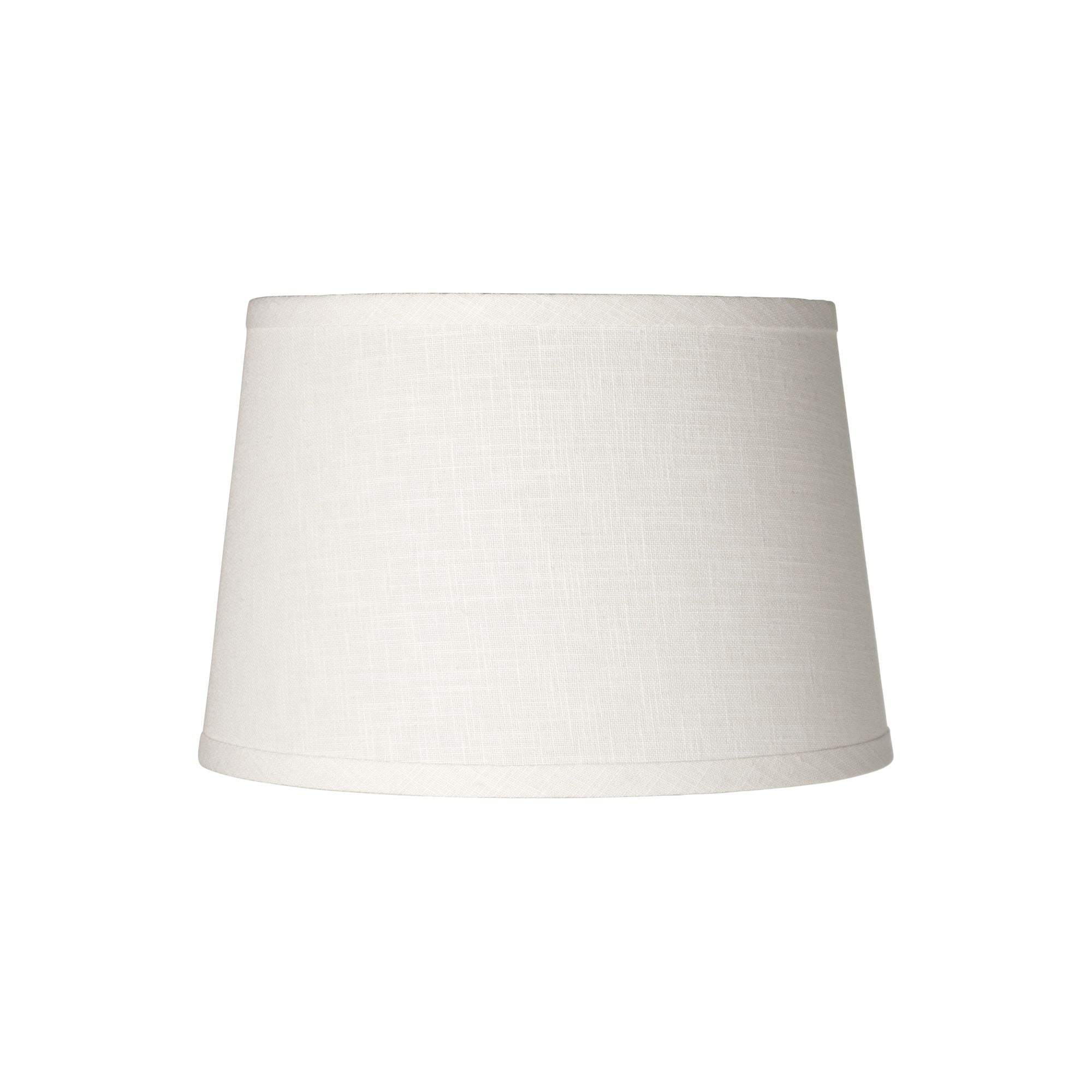 Brentwood White Drum Lamp Shades Set of 2 Modern Hardback 10x12x8 - Spider