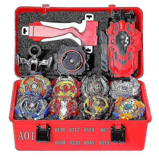 Toy Metal Funsion Bayblade Set Storage Box With Handle Launcher Plastic Box Toys Bleyblade