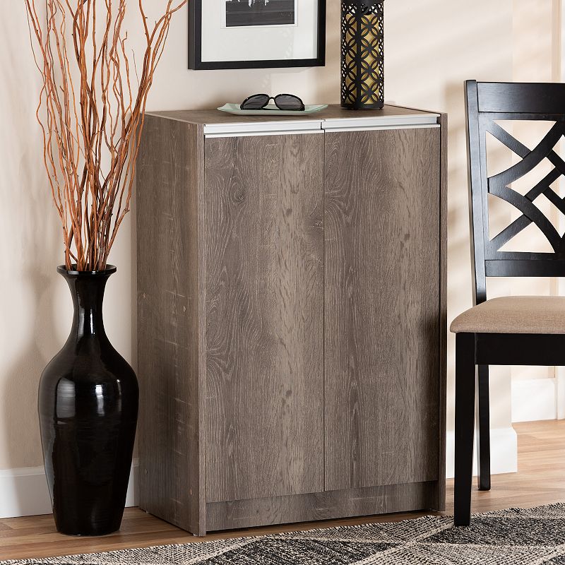 Baxton Studio Langston Shoe Floor Cabinet