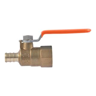 SharkBite 12 in. PEX Crimp x 12 in. FNPT Brass Female Threaded Ball Valve UC22182