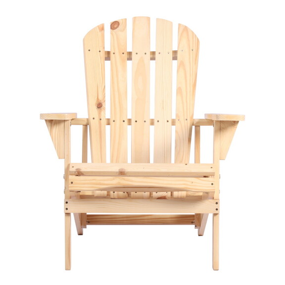 Adirondack Chair Solid Wood Outdoor Patio Furnitur...