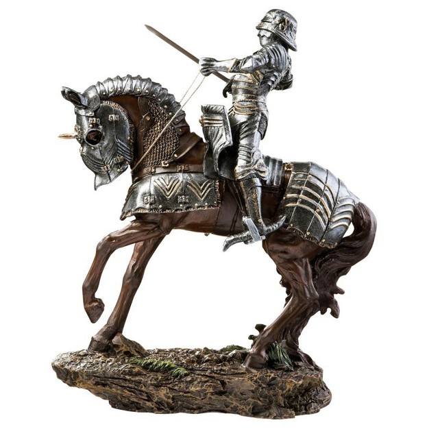 Design Toscano Knights Of Blenheim Palace Silver Knight Sculpture