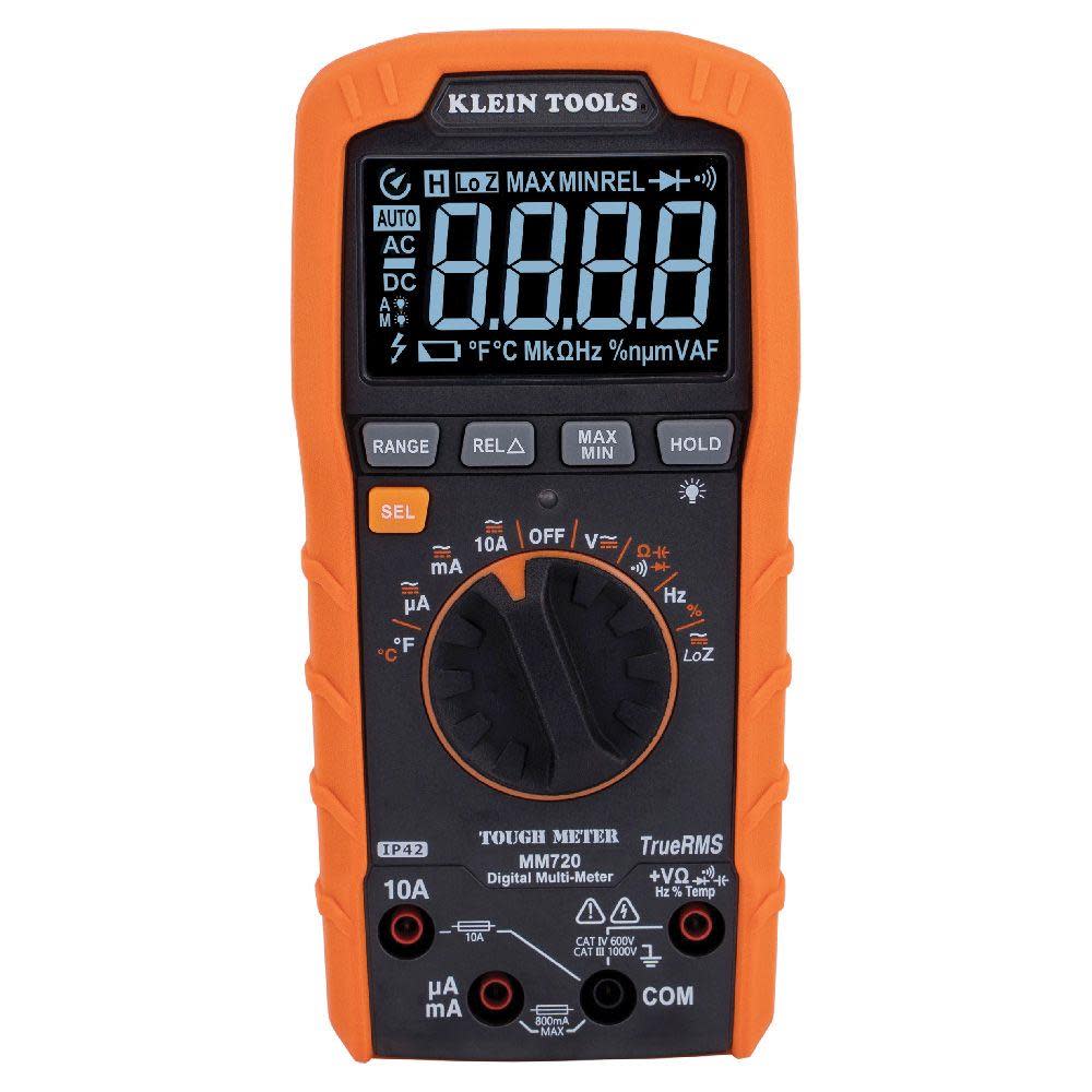 Klein Digital Multimeter TRMS Auto 1000V ;