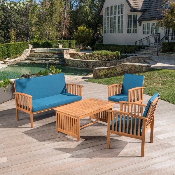 Acacia Wood Patio Furniture Set