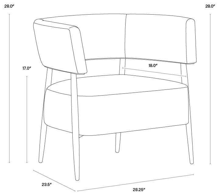 Maestro Lounge Chair   Midcentury   Armchairs And Accent Chairs   by Sunpan Modern Home  Houzz