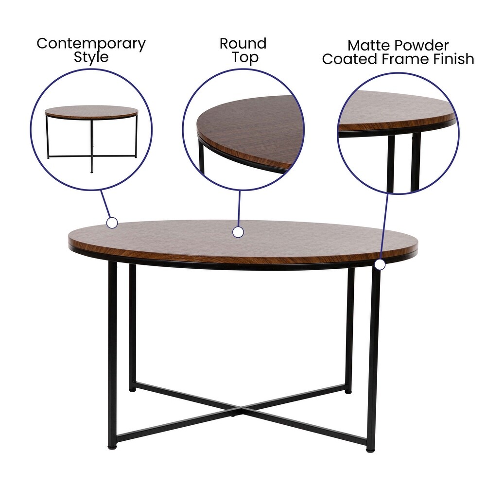 Signature Design by Ashley Coylin Cocktail Table   Tempered Glass Table