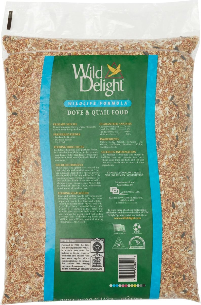 Wild Delight Dove Quail Mix Wild Bird Food