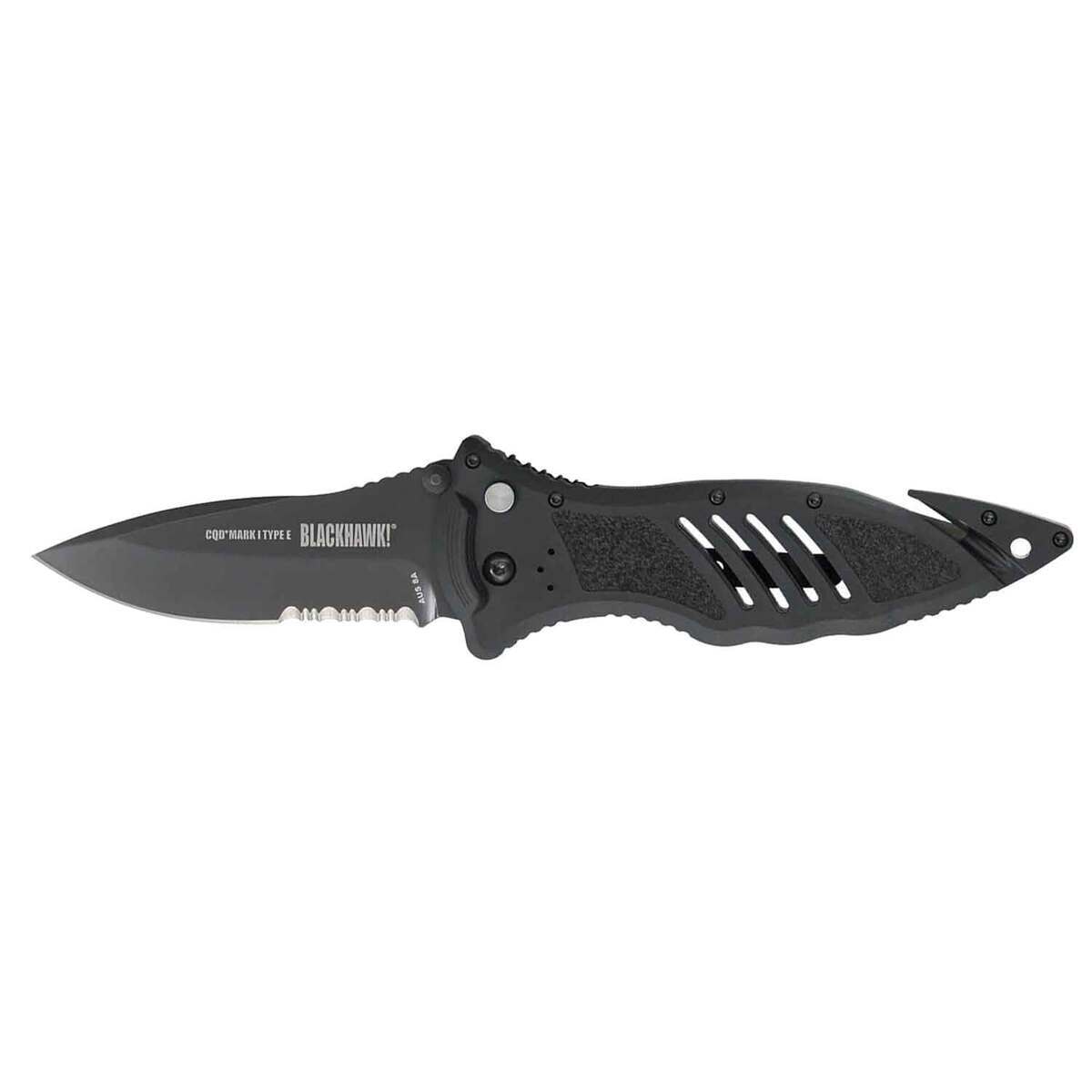 Blackhawk! CQD Mark I Type E 3.75 inch Folding Knife  Black