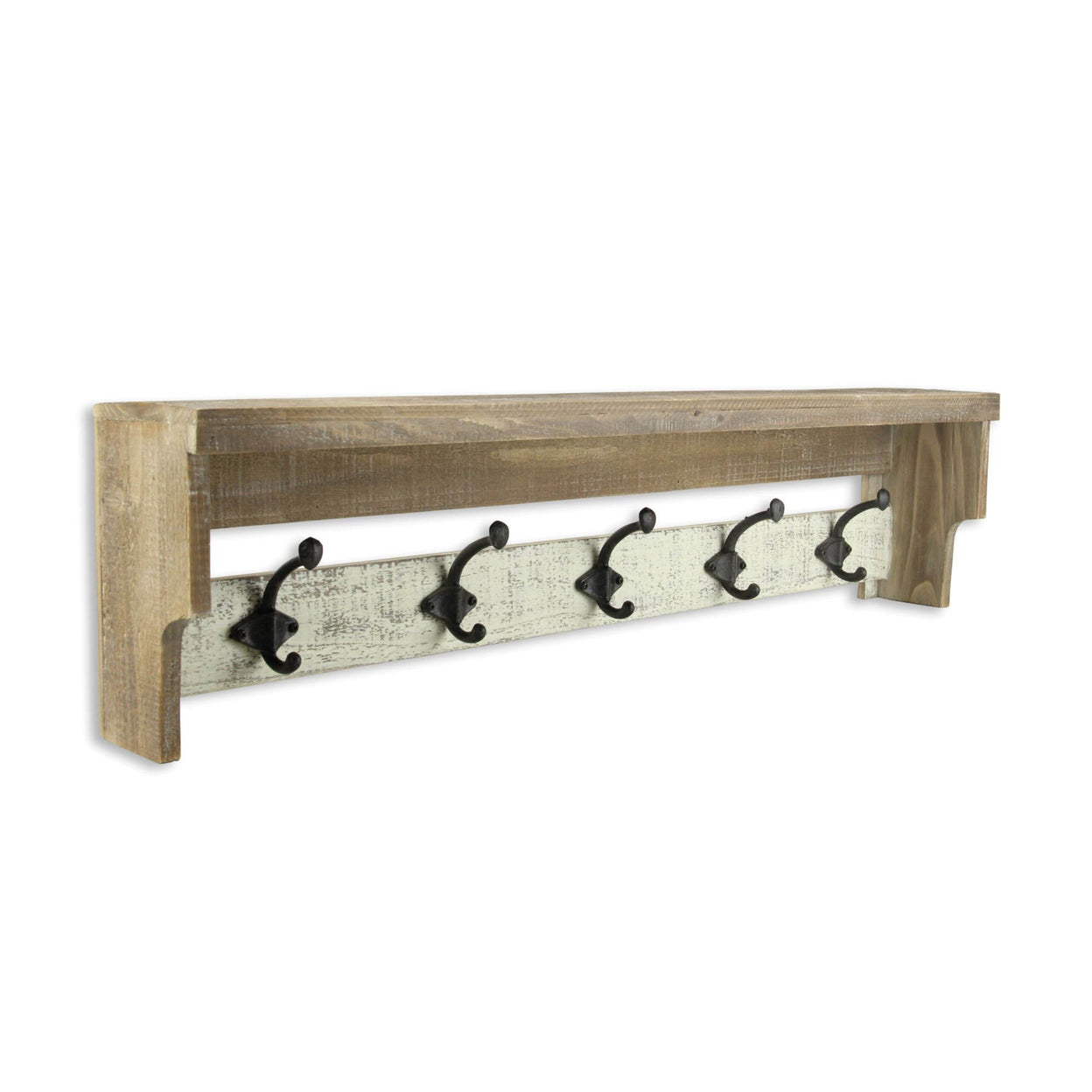 Cheungs Modern Farm Style 5 Hook Coat Hanger