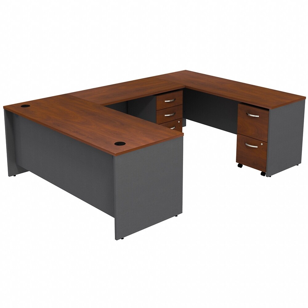 Series C 72W U Shaped Desk with Drawers by Bush Business Furniture