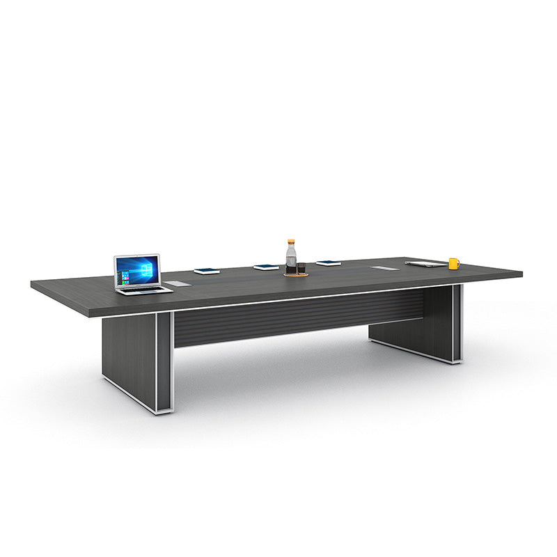 MATEES Boardroom Table 2.8M - Grey/ Brown