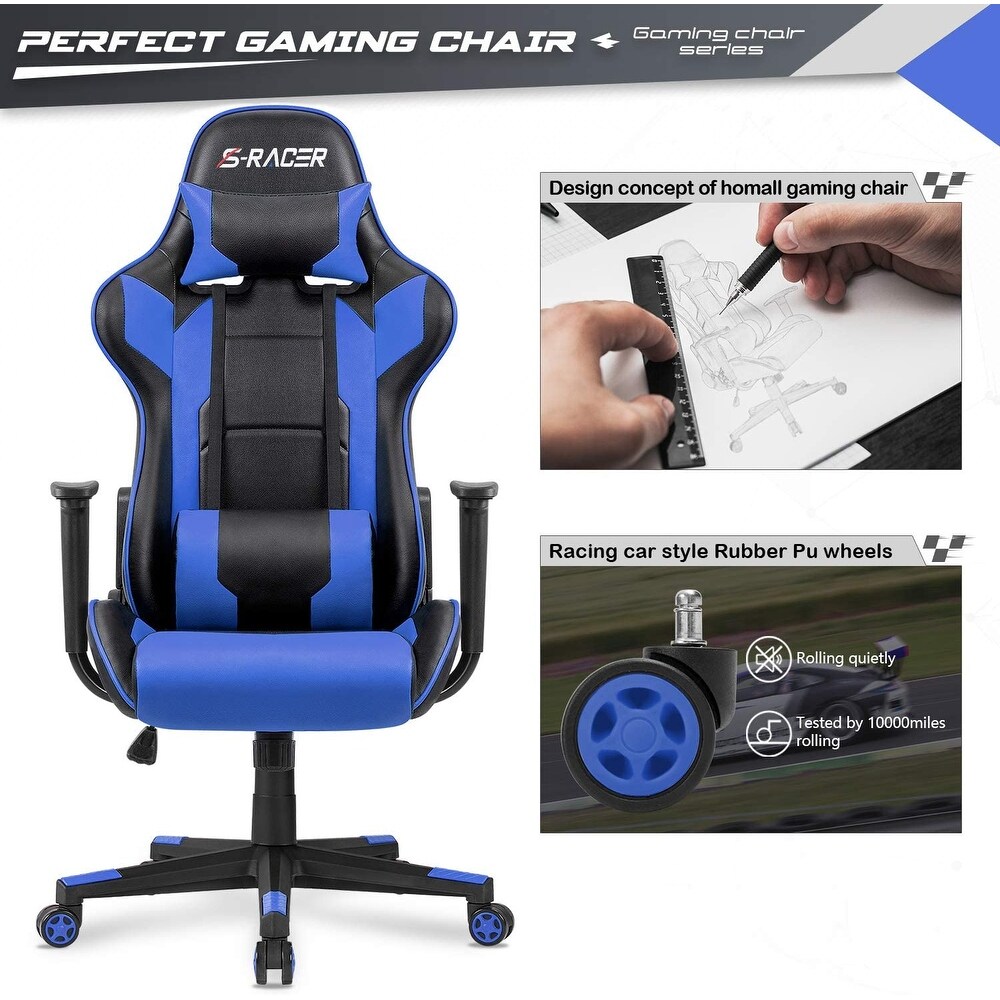 Furniwell Gaming Chair Computer Office Chair Ergonomic Desk Chair