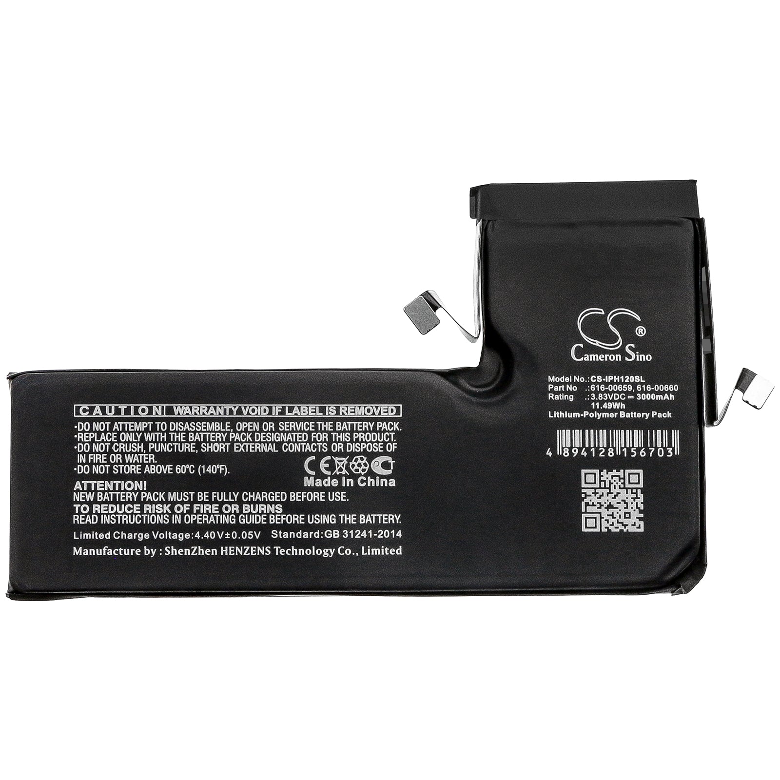 Apple A2160 A2215 iPhone 11 Pro Replacement Battery BatteryClerkcom Mobile Phone