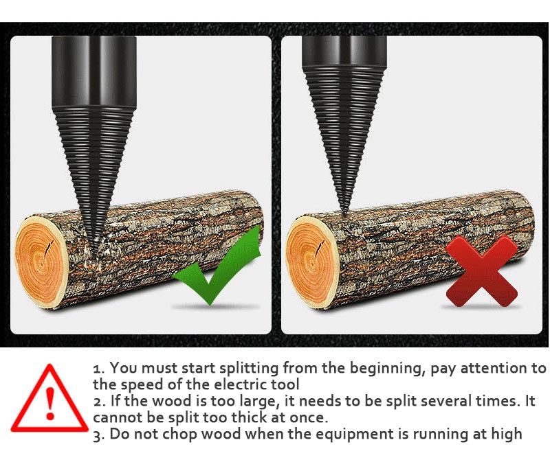 (🎅EARLY CHRISTMAS SALE-49% OFF)🔥🔥Firewood Drill Bit Set (BUY 2 FREE SHIPPING)