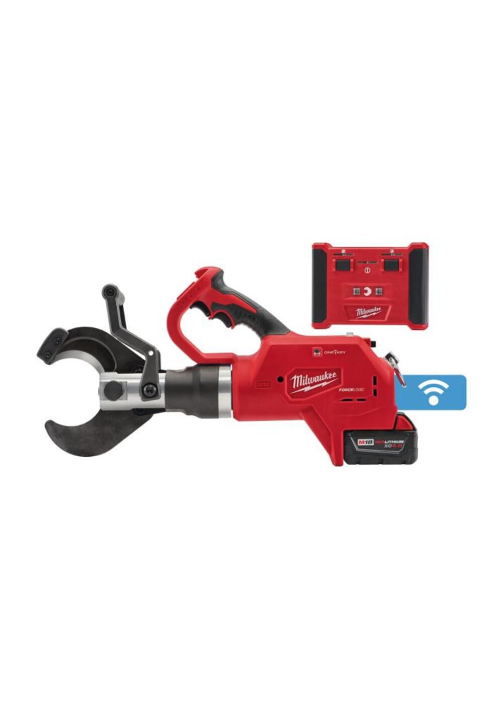 Milwaukee M18 FORCE LOGIC 3 in. Underground Cable Cutter with Wireless Remote 2776R-21 from Milwaukee