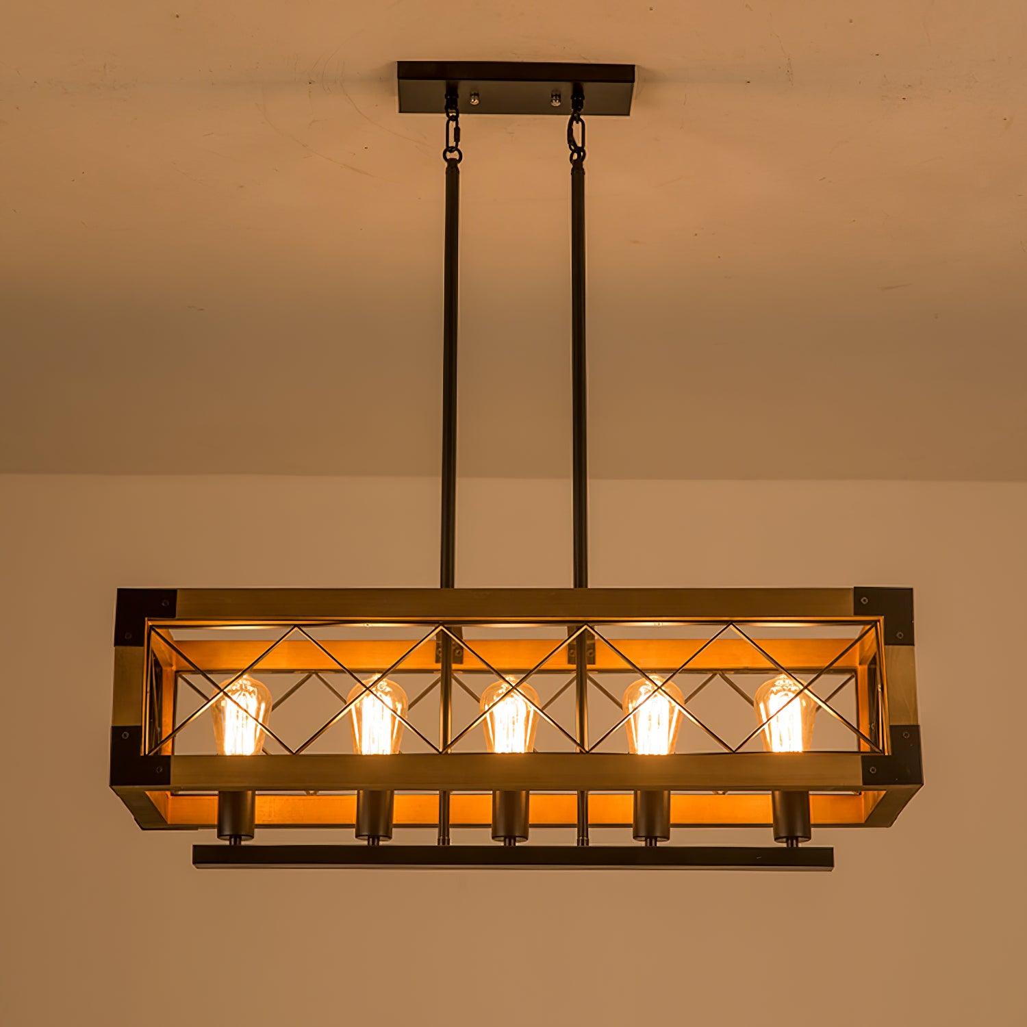 Kitchen Island Rectangle Chandelier