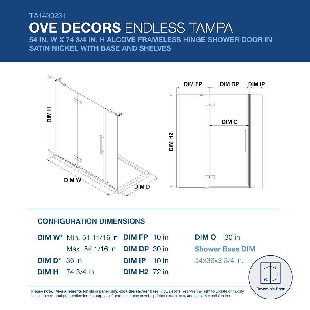 Endless Tampa Alcove and Base 54\