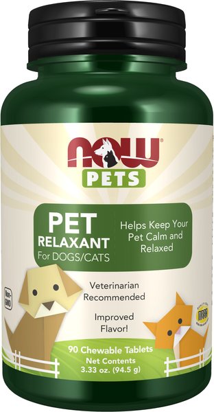 NOW Pets Pet Relaxant Dog and Cat Supplement