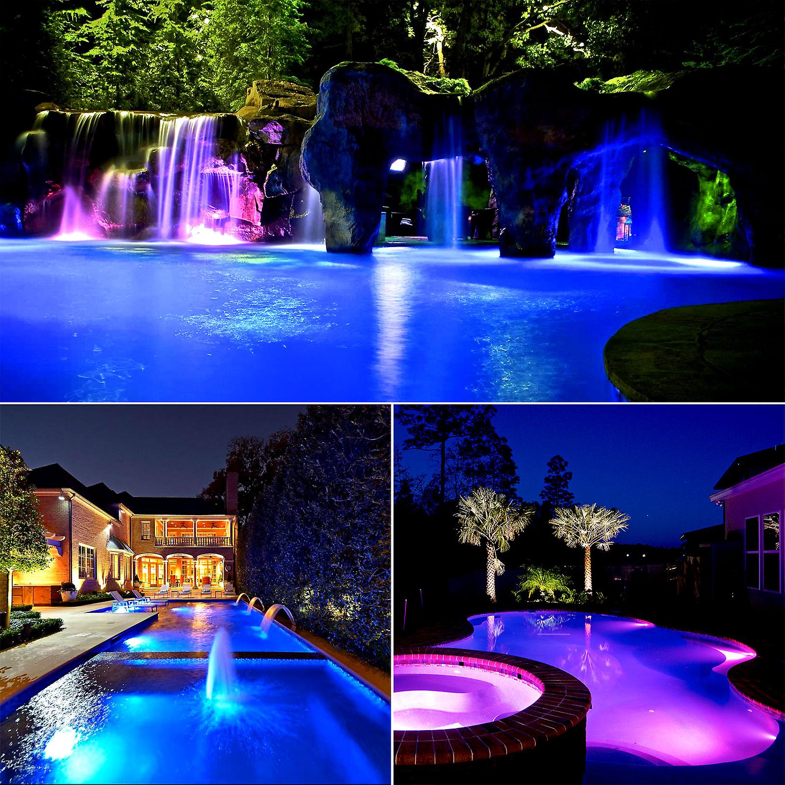 Dc12v 12w Led Pool Lights，rgb Color Changing Pool Lights Swimming Pool Light Inground Underwater Lights For Pool Pond Bathtub Hot Tub Party No.230150